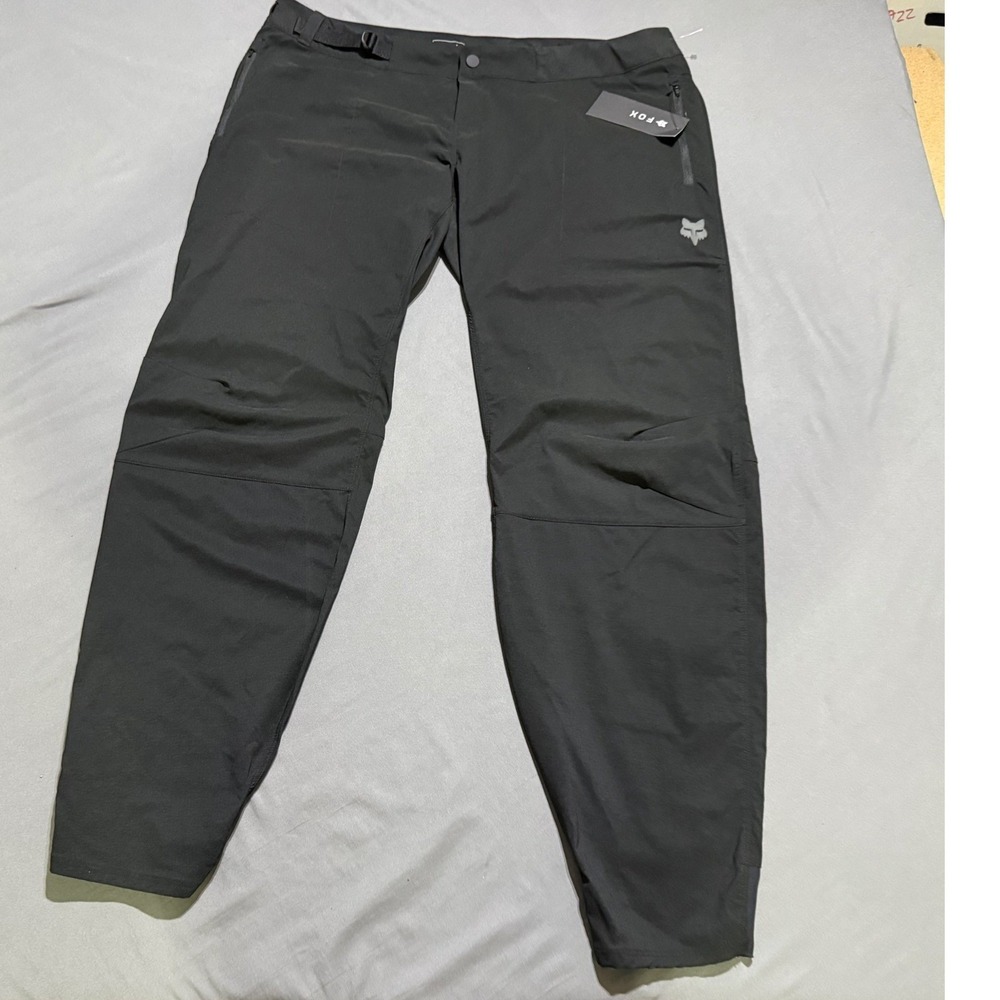 Fox Ranger Mountain Bike Pants Mens 40 Black MTB Cycling Trail Racing New